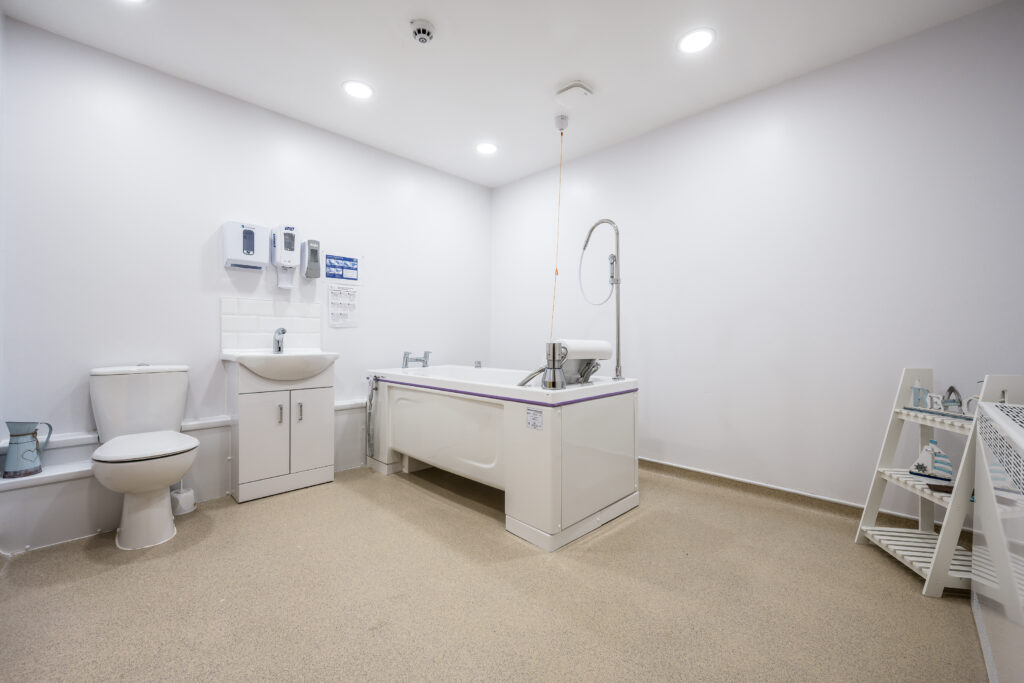 Bathing facilities in top quality care home